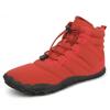 Men's Outdoor Boots Hiking Shoes Waterproof Skiing Shoe High Top Plus Size Cotton Boots Anti Slip Soles Couple Thick Cotton Shoe