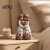 Best Friend Statue Sisterhood Statue Sisters Forever Handcrafted Resin Sculpture with 2 Sister Bond Decoration 3 4 Figurines Friendship Gifts for