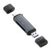 Universal USB C Card Reader Aluminum Alloy Adapter Compatibles TF Cards Up To 1TB Storage Support