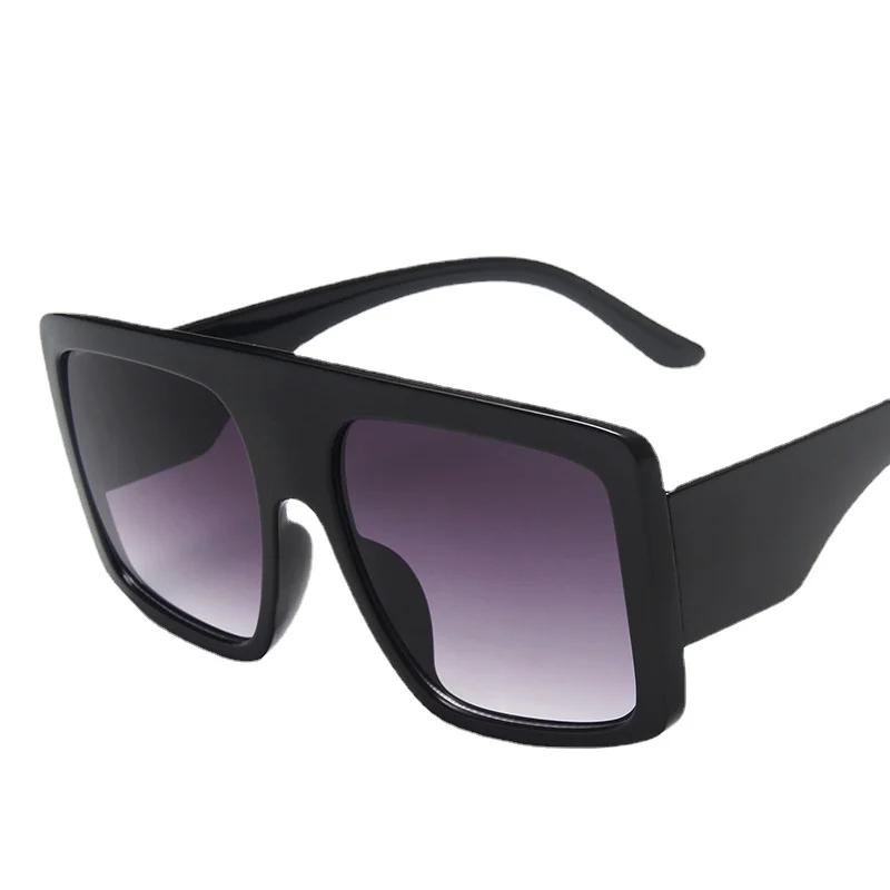 

New Oversized Square Sunglasses Women Vintage Big Frame Sun Glasses Fashion Shades For Women/Men Uv400 Glasses 1PC