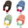 Warm Knitted Cap Polyester Earmuffs Hat High Quality Pullover Hat  Running Hiking