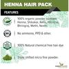 The Forest Herbs Natural Care From Nature Herbal Henna Powder, 500g Enriched with Precious Herbals for Hair Colour & Conditioning - Brown