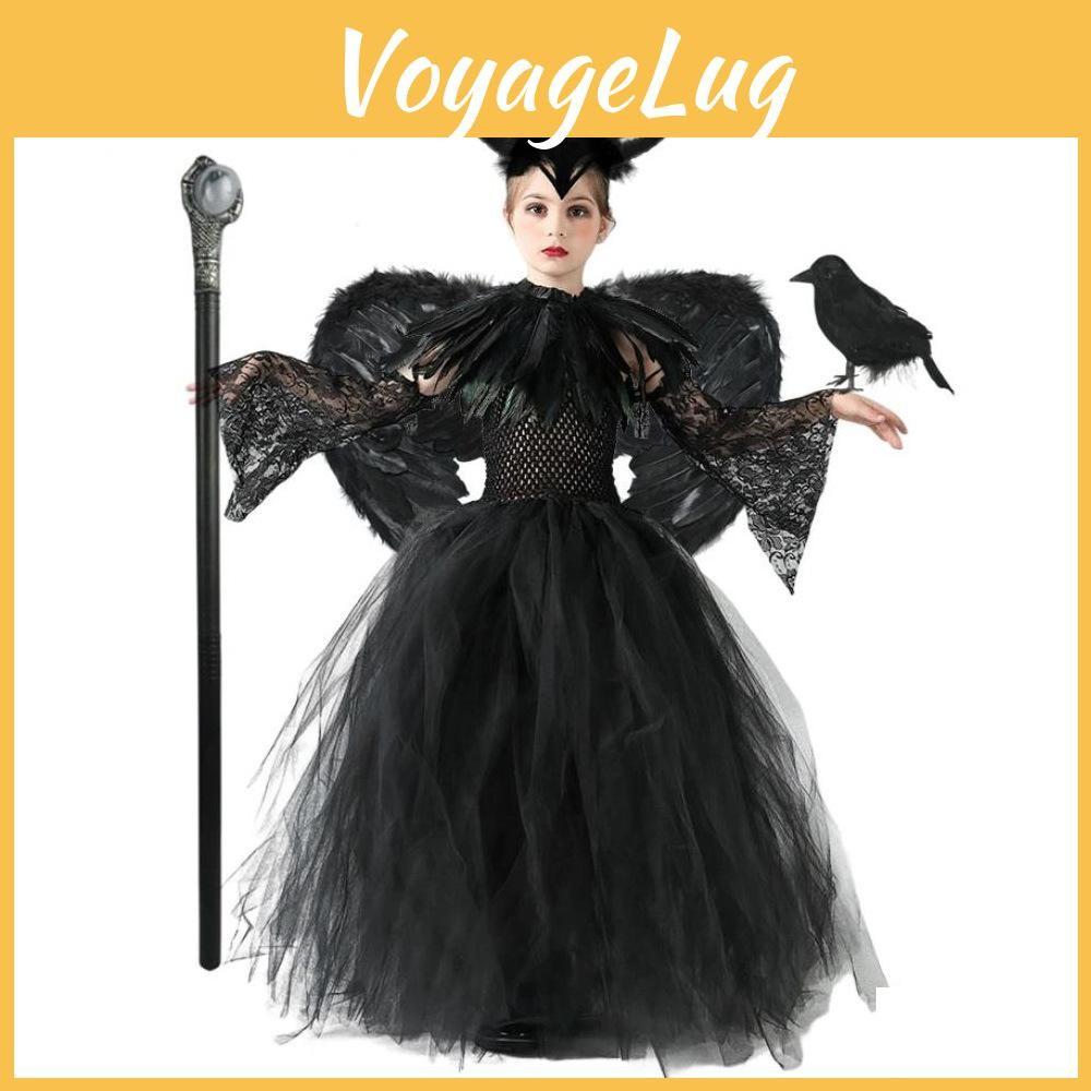 Cosplay Maleficent Childrens Costumes Halloween Stage And Themed Party Dress Up
