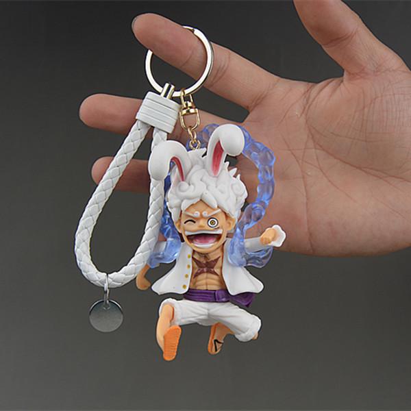 Piraten Schlüsselanhänger Geschenk: Blind Box Anime-Figuren - Monkey D. Luffy, Zoro, Chopper, Ace