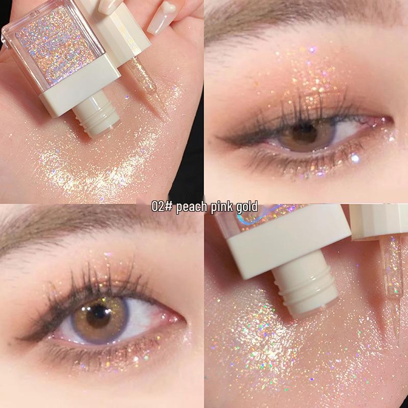 Gege Bear Pearlescent Glitter Liquid Eyeshadow & Under-Eye Highlight