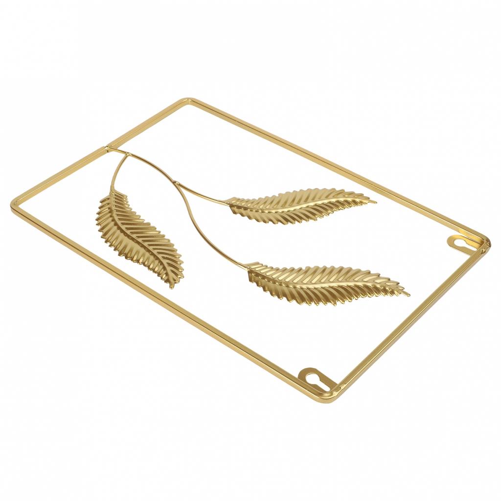 Zlatý list nástěnná dekorace obývací pokoj ozdoba nástěnná závěsná dekorace