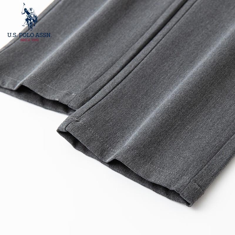 U.S. POLO ASSN. Men's Wrinkle-Free Loose Fit Straight Leg Trousers