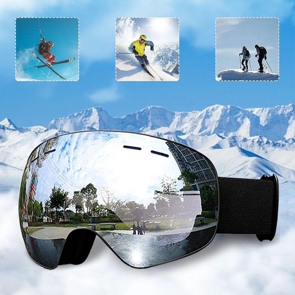 Double Layers Anti-Fog Ski Goggles Outdoor Activity Sport Googles Cooling Vent for Outdoor Activity Active Snowboard Skiing for Men and Women