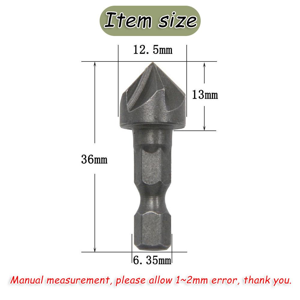 1/3 buc șuruburi de găurit cu șase lame Extractor de miez de metal cu șase lame Înlocuiți burghiul Dispozitivele esențiale de uz casnic funcționează eficient