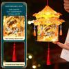 2025 Mid-Autumn Festival Handmade DIY Ancient Style Lanterns for Children - Rabbit & Flower Designs