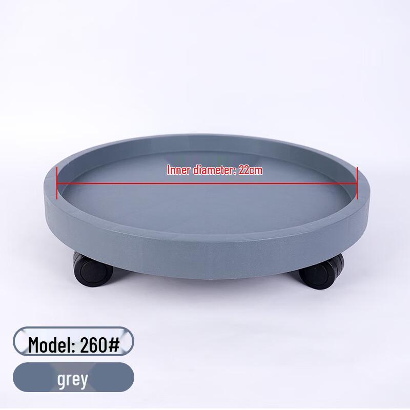 Hochbelastbarer rollender Pflanzgefäß-Untersetzer aus Harz