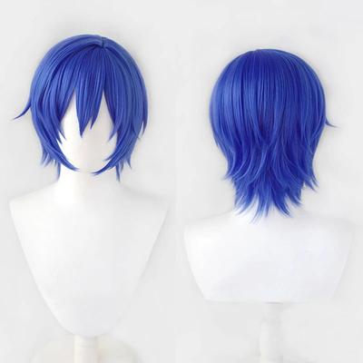Kaito Cosplay Wig Anime HSR Gallagher Dark Brown Short Heat Resistant Synthetic Hair Anime Party Wigs + Wig Cap
