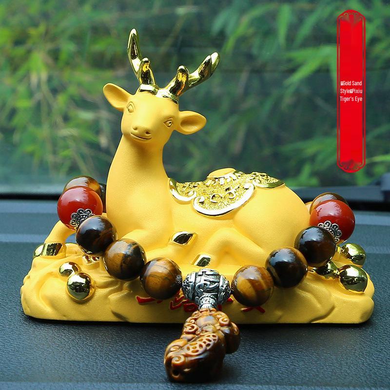 High-End Deer Car Ornament: Unisex Perfume for Center Console Decoration