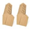 100pcs Kraft Paper Gifts Tags Thank You Celebrating Labels Handmade Wedding Party Decoration Packaging Hang Paper Party Supplies