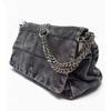 Vintage Shoulder Bag for Women Diamond Blue Denim Messenger Bags Large Capacity Work Study Street Bag