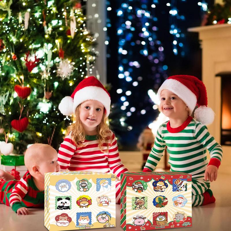 Countdown Ball Toy 12 Balls Vacation Advent Countdown Toys Christmas Ornaments Vacation Advent Party Favor Soft Holiday