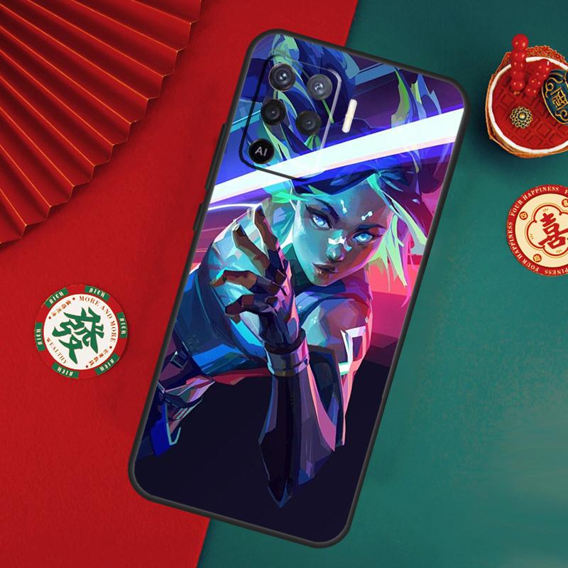 Valorant Game Case For Oppo A78 A98 A58 A38 A18 A54 A74 A94 A80 A60 A40 A96 A76 A16 A15 A17 A57 A5 A6 Pro