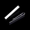 Fashion Stainless Steel Tie Clip Black Silver Color Metal Necktie Tie Men Party Business Simple Jewelry Accessories