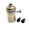 E27 Lamp Base DIY Lampholder With Switch Edison Vintage Lighting Screw Socket Antique Brass Lamp Holder Fixture