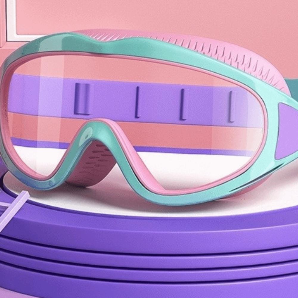 Waterproof Swim Goggles UV Resistant Diving Goggles Transparent Children Swimming Goggles Pool Use