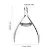 Manicure Cuticle Nippers Spring Professional Cuticle Cutter Nail Clipper Trimmer