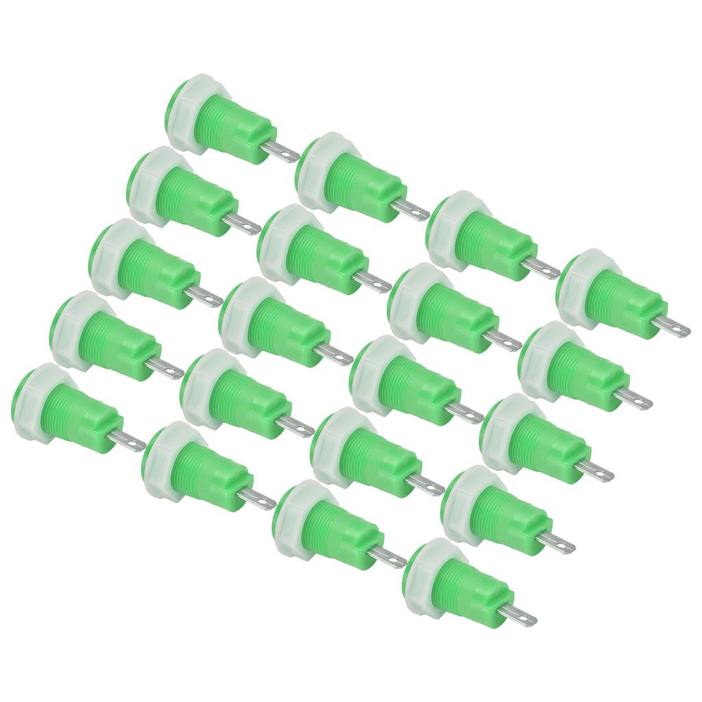 20ks adaptér pro banánky, mosazný, bezpečný, svařovaný, uzemňovací svorka 4mm, 402 1KV