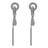Minimalist Metal Tassel Long Earrings with Temperament Design