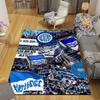 Hertha Flannel Printed Carpet, Home Sofa Decoration for Living Room & Bedroom, Non‑Slip Play Flannel Floor Mat for Game Room
