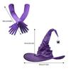 Beautiful Witch Hats Suit Light Halloween Hats Unisex Personality Witch Hat for Halloween Make Up and Masquerades