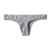 Xiaobudian Men Thong, Low-Waisted T-Shaped Cut Briefs, U Convex Supportive Pouch Panties, Elastic Fit No Slip Lightweight Underwear for Daily Wear
