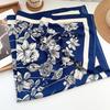 New Printed Satin Square Scarf Fashion All Season Travel Accessory