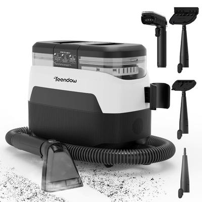 Teendow C6 Max 3-in-1 Teppichreiniger 12000Pa Saugkraft, 1250ML Wassertank, 950ML Schmutzwassertank, Tierfreundlich Für Polstermöbel Und Teppichreinigung