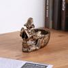 Creative Skull Glasses Stand Holder with Storage Tray for Desktop Eyeglass Frame Bracket Ornament Display