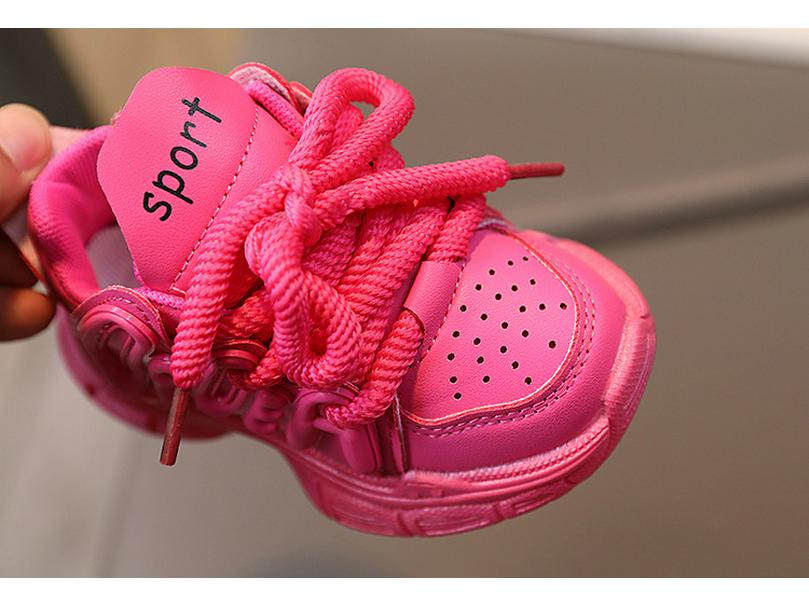 Spring New Girls' Sneakers: Trendy Children's Fashionable Dad Shoes for Students