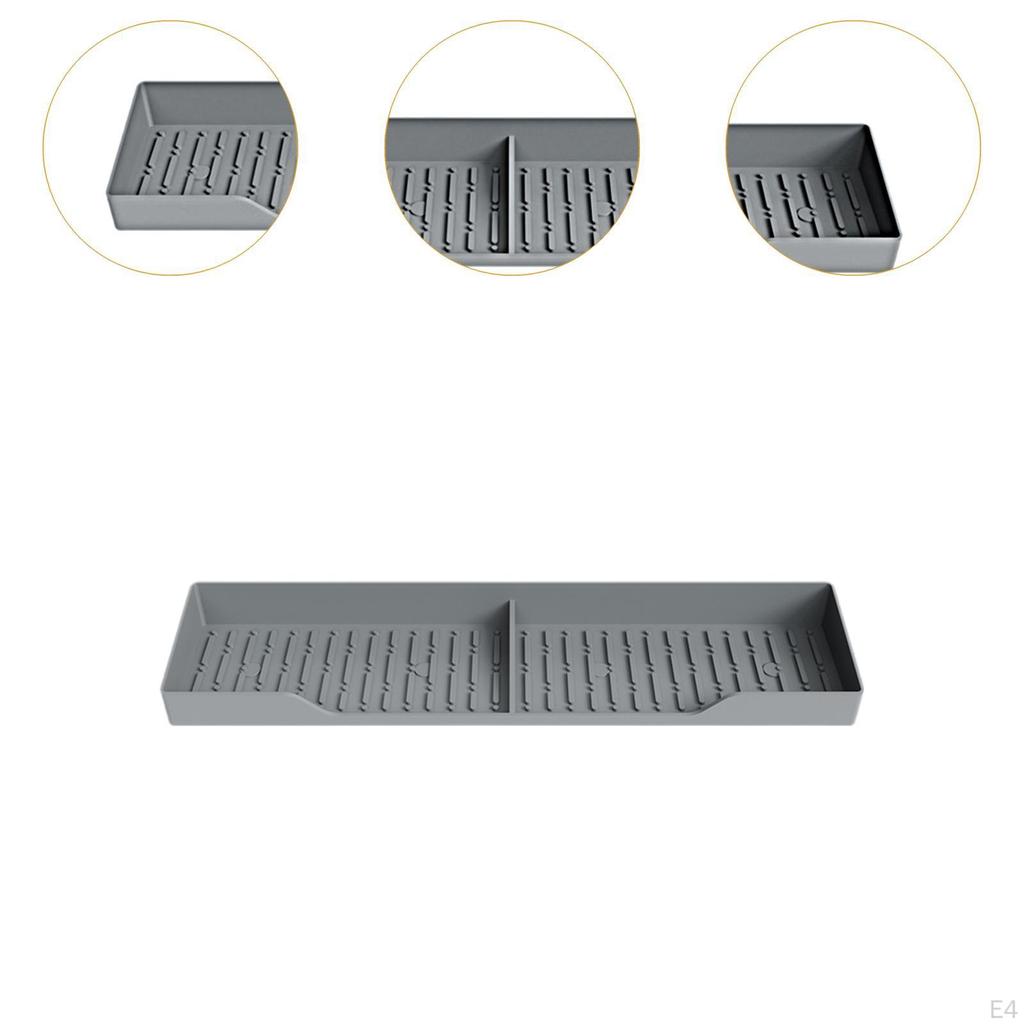 Premium silikon topporganisator med justerbare skillevegger