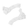 1 Pair Front Bumper Support Brackets BN8V500T1C Left Right Bumper Cover Retainer Replacement for Mazda 3 2004 to 2008