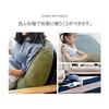 JEMA Body Pillow Marshmallow Round Cushion Chewy Cushion Chewy Smooth Round Shape Diameter 40cm White
