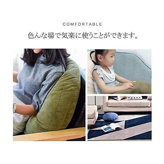 JEMA Body Pillow Marshmallow Round Cushion Chewy Cushion Chewy Smooth Round Shape Diameter 40cm White