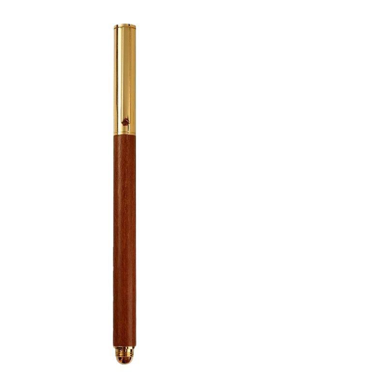 Brass Sandalwood Business Ballpoint Pen Gift Set with Engraving Option