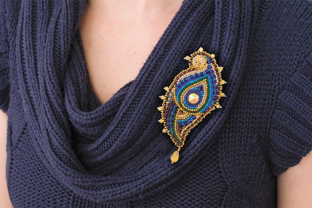 Perlenstickerei-Set Dekorationen auf natürlicher Kunstleinwand Abris Art