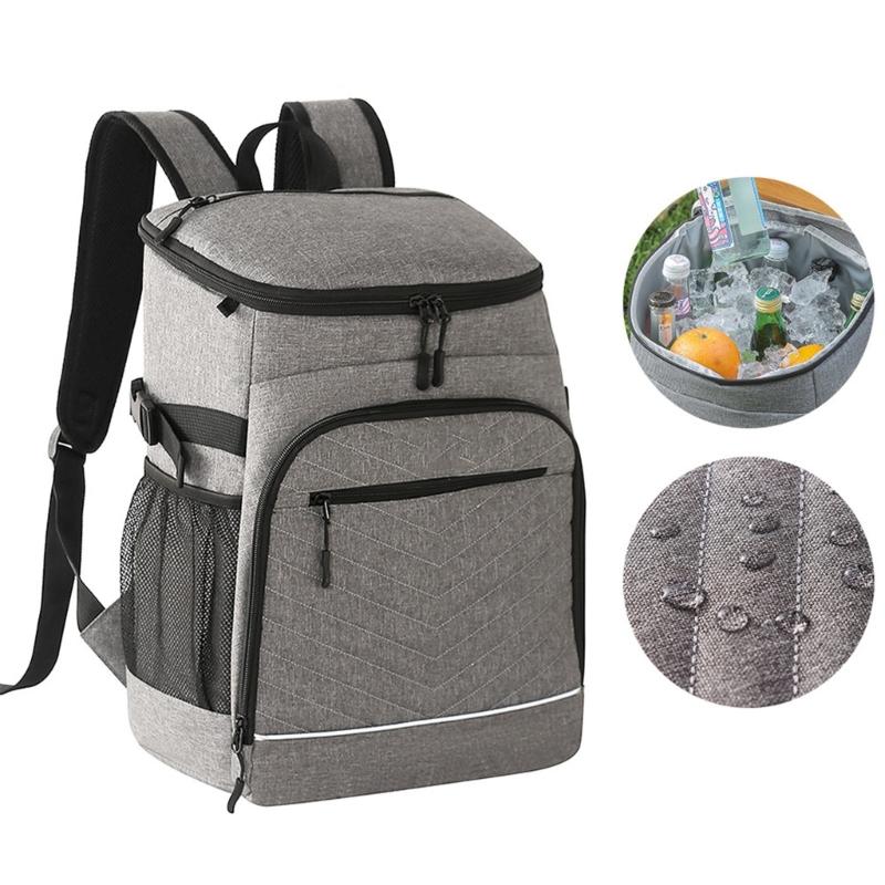 Double Shoulder Support Picnics Bag Durability Camping Coolers Backpacks with Leakproof for Outdoor Activity