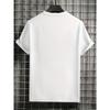 Portrait Printed Men's Casual Trendy Fashion Crew Neck T-shirt