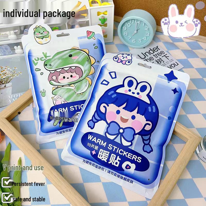 Cute Cartoon Self-Heating Hand and Body Warmer Sticker for Winter