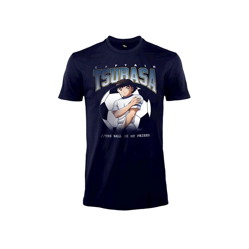Captain Tsubasa TShirt  Holly  Benji  Original Official Navy Blue S