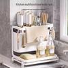 Multifunctional Kitchen Knife and Chopping Board Rack