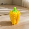 Spiky Chili Dog Chew Toys Toy, Treat Dispenser Shaped Enrichment Interactive Rubber Toy for Teeth Cleaning, Mental Stimulation Anxiety Relief