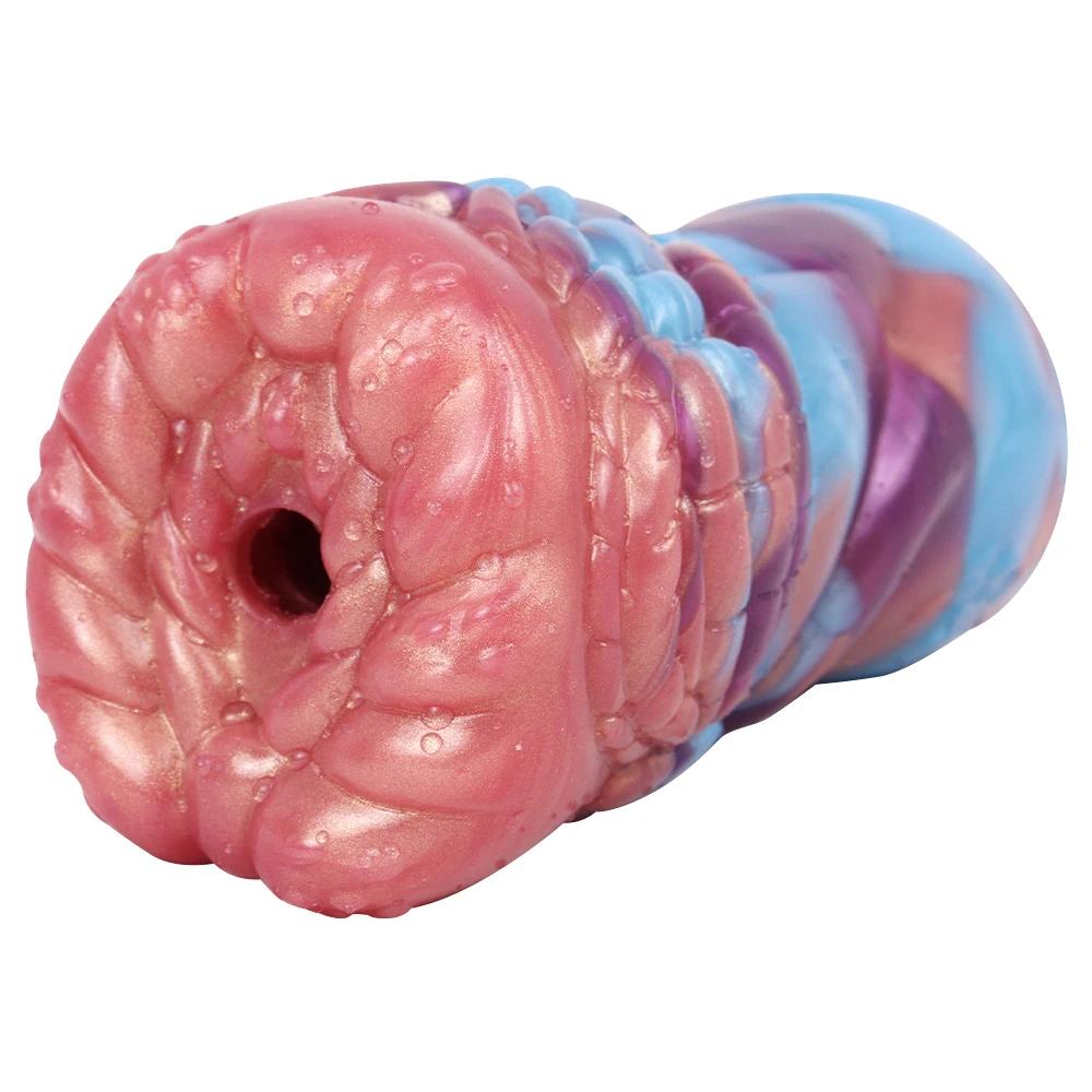 Soft Silicone Fantasy Dragon Male Masturbator Intimate Pocket Artificial Vagina Adult Product Sex Toys For Men Fantasy Dildos