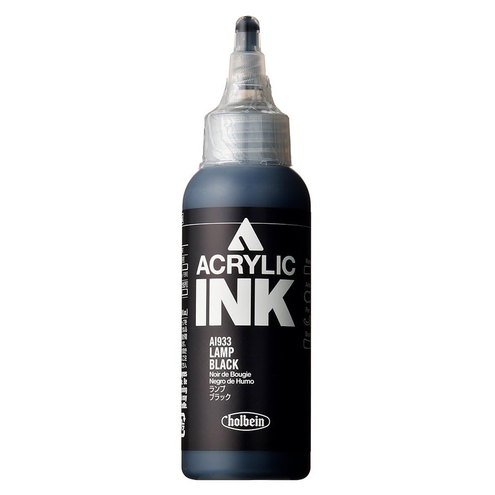 

Holbein Acrylic AI933 100ml Lamp Black 15933 [Ink]