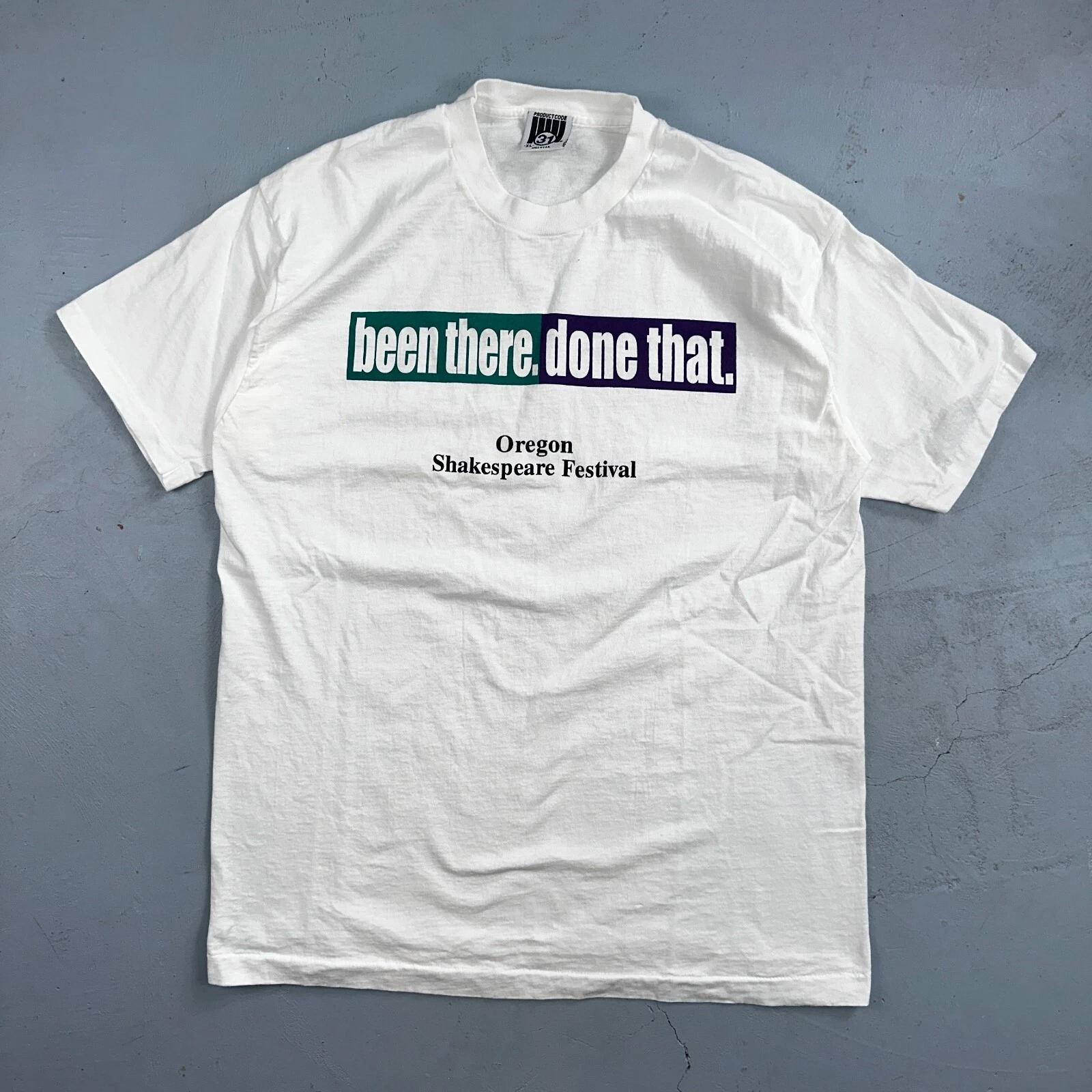 Been There Done That Shakespeare VTG T Shirt Oregon Festival 90s Single Stitch S