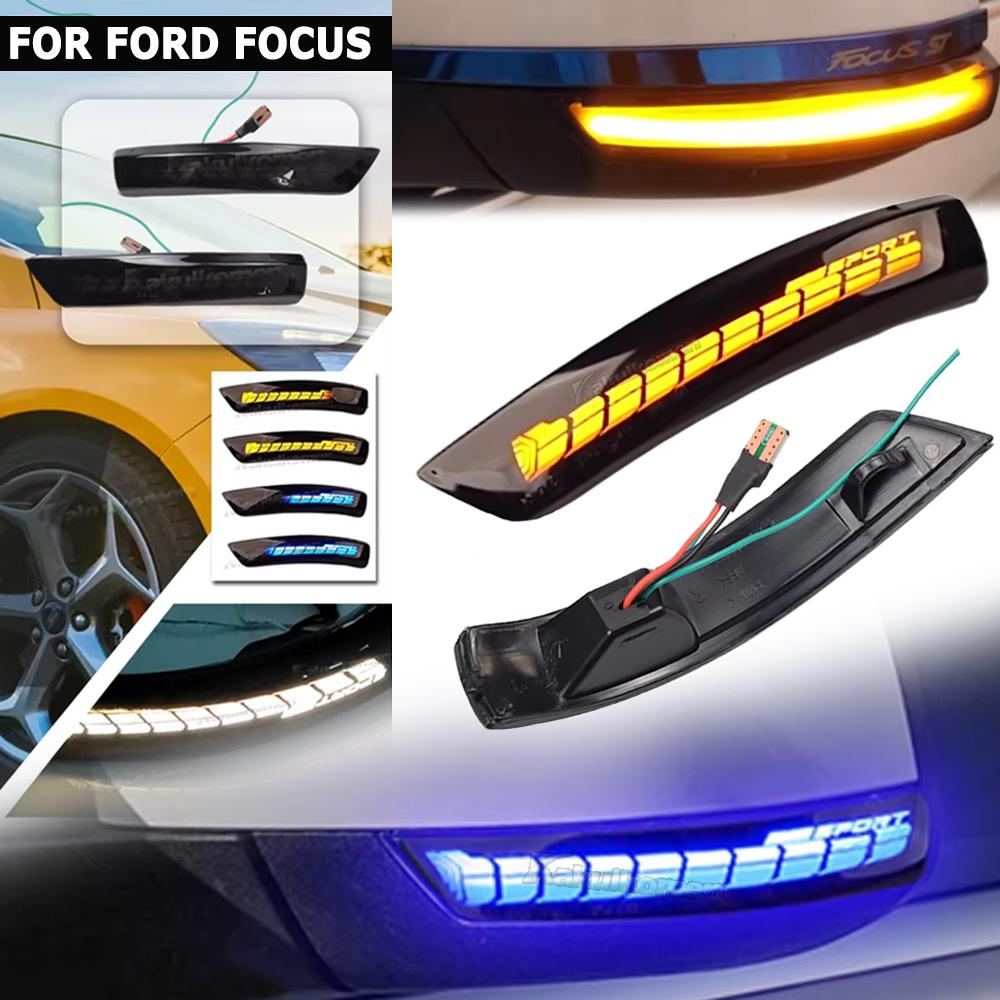 For Ford Focus 2 MK2 Focus 3 MK3 3.5 For Mondeo MK4 EU Dynamic Turn Signal Light Side Mirror Indicator Sequential Blinker Lamp